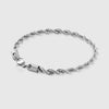 Bracelet Corde 5mm (Argent)