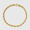 Bracelet Corde 5mm (Or)