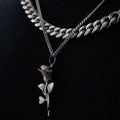 Pendentif Rose (Argent)